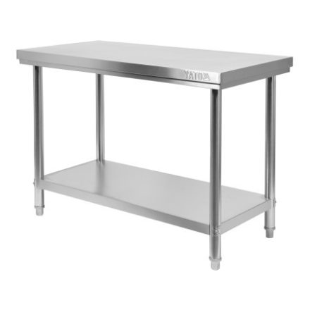 Masa de lucru YATO GASTRO Inox cu polita de jos