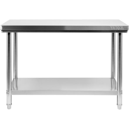 Masa de lucru YATO GASTRO Inox cu polita de jos