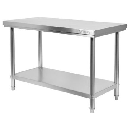 Masa de lucru YATO GASTRO Inox cu polita de jos