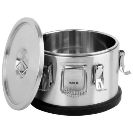 YATO GASTRO Cadă de livrare alimente cu perete dublu 10 litri inox