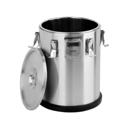 YATO GASTRO Cadă de livrare alimente cu perete dublu 25 litri inox