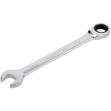 YATO Cheie combinate cu clichet 19 mm / 245 mm 72T CrV