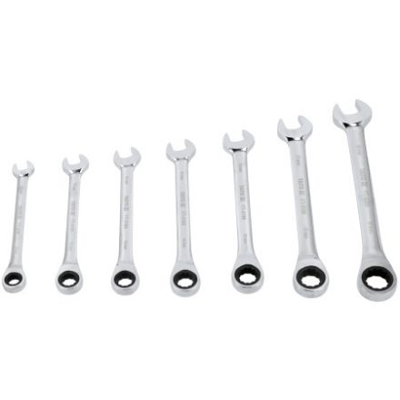 YATO Set chei combinate cu clichet 7 piese (10-19 mm) CrV