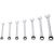 YATO Set chei combinate cu clichet 7 piese (10-19 mm) CrV