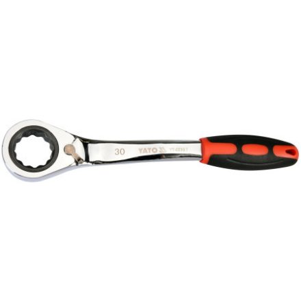 Cheie combinată cu clichet YATO 30 mm / 290 mm CrV