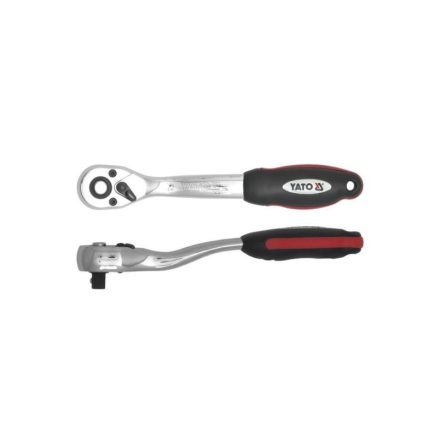 Arborele de antrenare cu clichet YATO 3/8" 200 mm 72T arbore curbat CrV