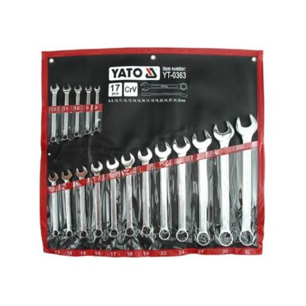 YATO Set chei combinate 17 piese 8-32 mm CrV