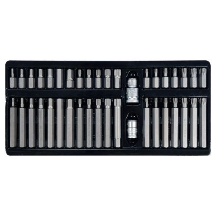 YATO Set de biți Torx și imbus, 40 de bucăți (1/2"-3/8" H4-H12, M5-M12, T20-T55)