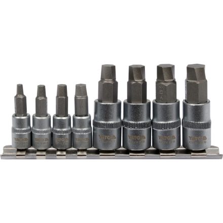 Set de chei hexagonale rupte YATO 8 bucăți 1/4" 3/8"