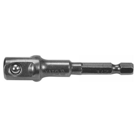 YATO Adaptor cheie tubulară 1/4" Hex -> 1/2" pătrat CrV