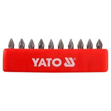 Set vârfuri YATO 10 bucăți PH1 25 mm