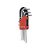 Set chei hexagonale YATO 9 piese 2.0-10 mm CrV
