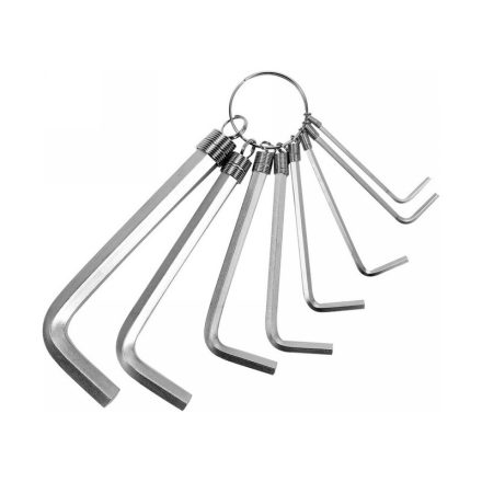 Set chei hexagonale YATO 8 piese 2.0-10 mm CrV