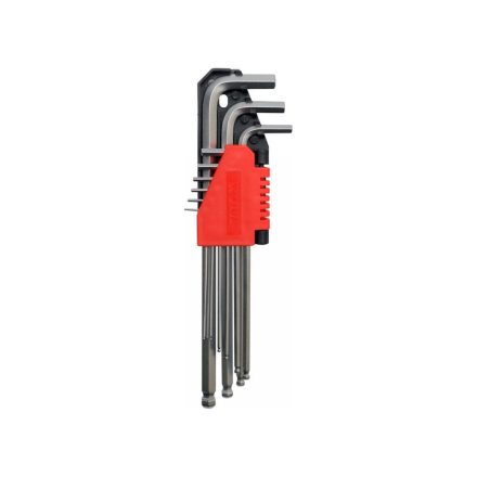 Set chei hexagonale YATO 9 piese 1,5-10 mm CrV