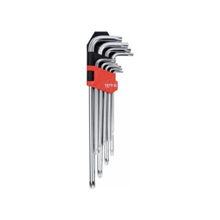 Set chei YATO Long Torx 9 piese T10-T50 CrV