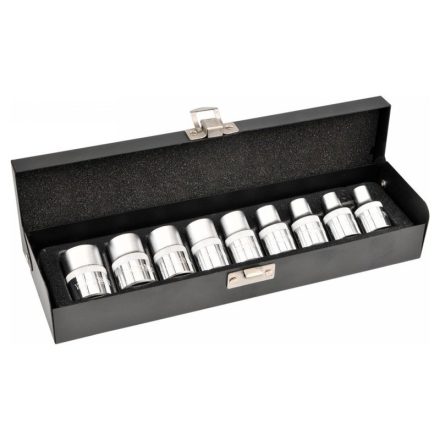 YATO Set chei tubulare 9 piese Torx externe 1/2" E10-E24 CrV
