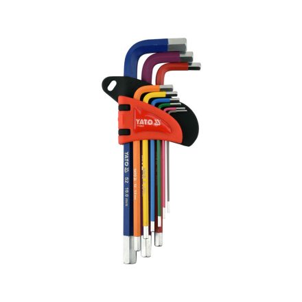 Set chei hexagonale extinse YATO 9 piese 1,5 - 10 mm S2