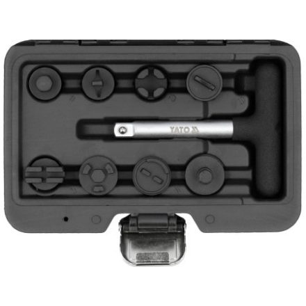 YATO Set demontare filtru ulei 9 piese 3/8"