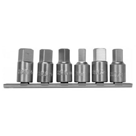 Set chei de scurgere a uleiului YATO 6 piese 3/8", 1/2", 8mm, 10mm, 12mm, 14mm 3/8" CrV