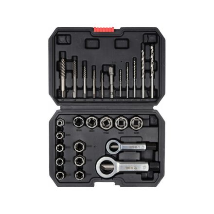 YATO Set extracție șurub și piuliță 26 bucăți 3/8"