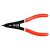 Cleste YATO Seeger 225 mm cioc exterior