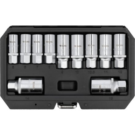 YATO Set extractor de șuruburi 11 piese 3/8", 1/2"