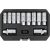 YATO Set extractor de șuruburi 11 piese 3/8", 1/2"