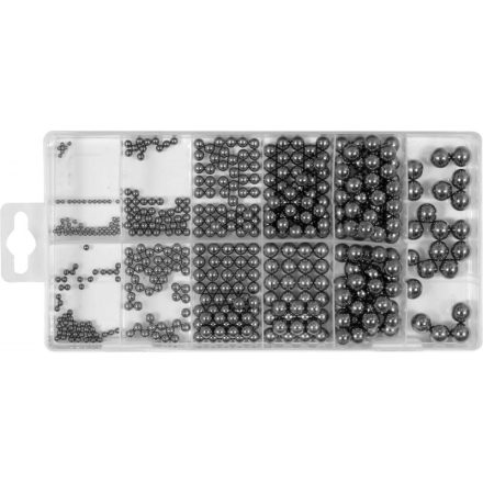 YATO Set rulment cu bile din oțel 470 piese