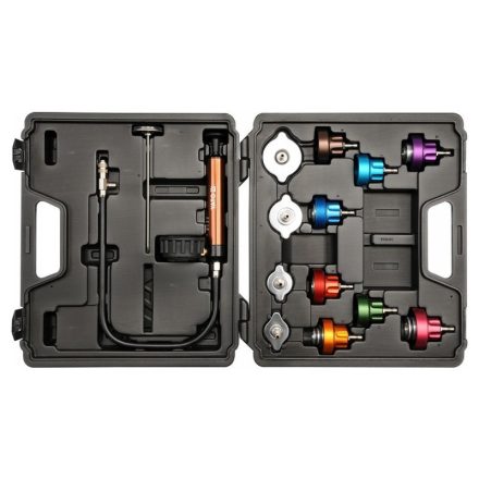 Set manometru YATO pentru lichid de răcire auto, 14 piese