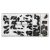 Set zăvor curbat YATO 80 buc