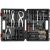 Kit de montare sistem de franare YATO 15 piese 1/2" 3/8" CrV