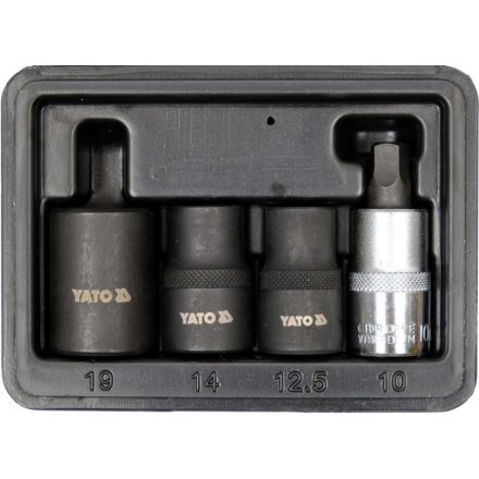 YATO Set chei tubulare ansamblu etrier frână 4 piese 1/2" CrV