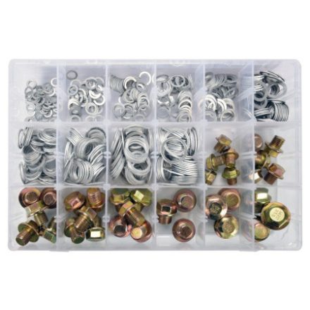 YATO Set șurub și șaibă baia de ulei 534 piese