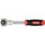 YATO Bară de acționare cu clichet 1/2" 255 mm 72T cu cap rotativ CrV