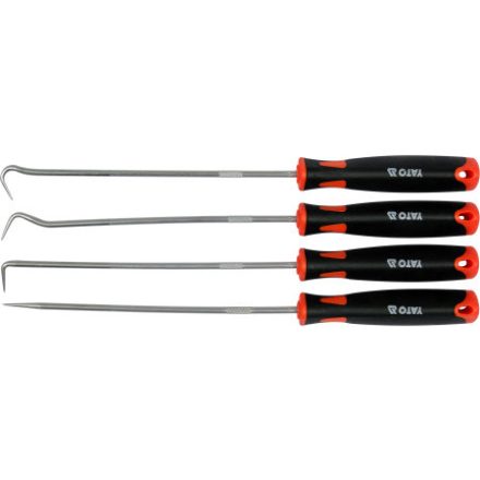 YATO Set cârlig pentru îndepărtarea etanșării 4 părți 240 mm