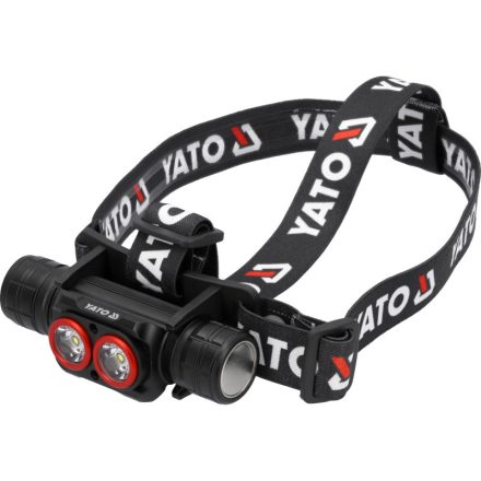 YATO Lampă de cap cu LED pe baterii