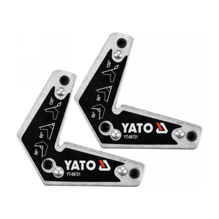 Magnet suport piesa de prelucrat YATO 60-90-120°/10 kg (2 buc)