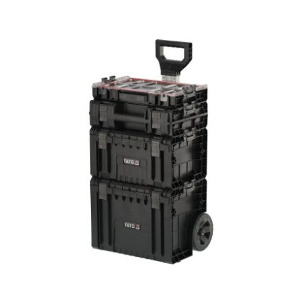 YATO Sistem cutie de scule pe roți 4 părți 770 x 450 x 380 mm