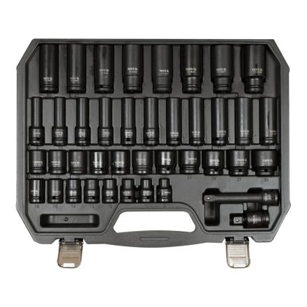 Set chei tubulare YATO Machine 40 buc 1/2" 10-32 mm CrMo
