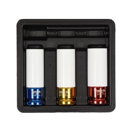 Set prize pentru janta YATO din aliaj 3 piese 1/2" 17/19/21 mm CrMo
