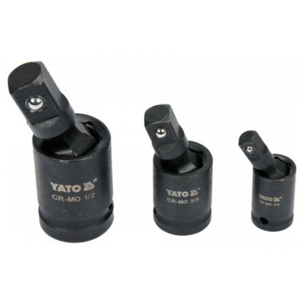 Set conectori YATO pentru articulație mașină 3 părți 1/4 - 3/8 - 1/2"