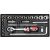 YATO Set chei tubulare 25 piese 1/2" 10-32 mm CrV