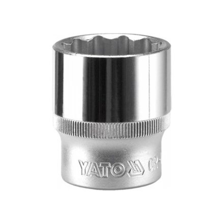 YATO Cheie tubulară 12 unghiulară 1/2" 27 mm CrV
