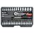 YATO Set chei tubulare 38 piese 1/4" 3,5-14 mm CrV