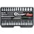 YATO Set chei tubulare 38 piese 1/4" 3,5-14 mm CrV