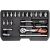 YATO Set chei tubulare 20 piese 1/4" 3,5-14 mm CrV