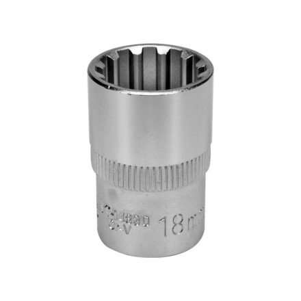 Cheie tubulară YATO Spline 1/2" 18 mm CrV