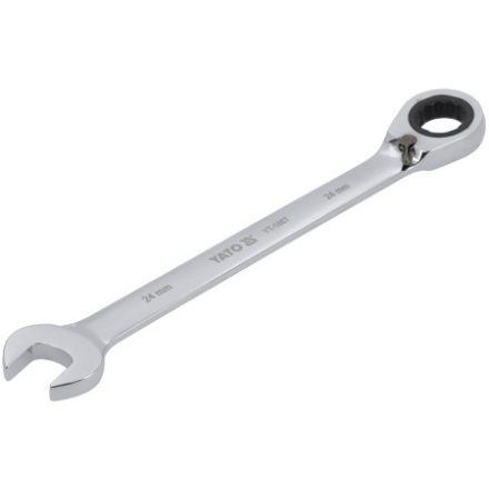 Cheie reversibilă cu clichet YATO 24 mm / 330 mm 72T CrV