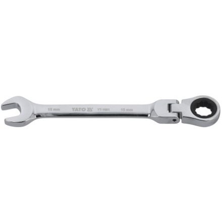 Cheie cu clichet YATO 15 mm / 195 mm 72T CrV
