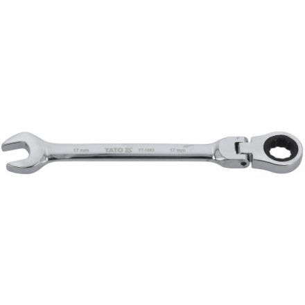 Cheie cu clichet YATO 17 mm / 230 mm 72T CrV